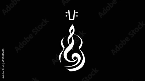 Musical logo design photo