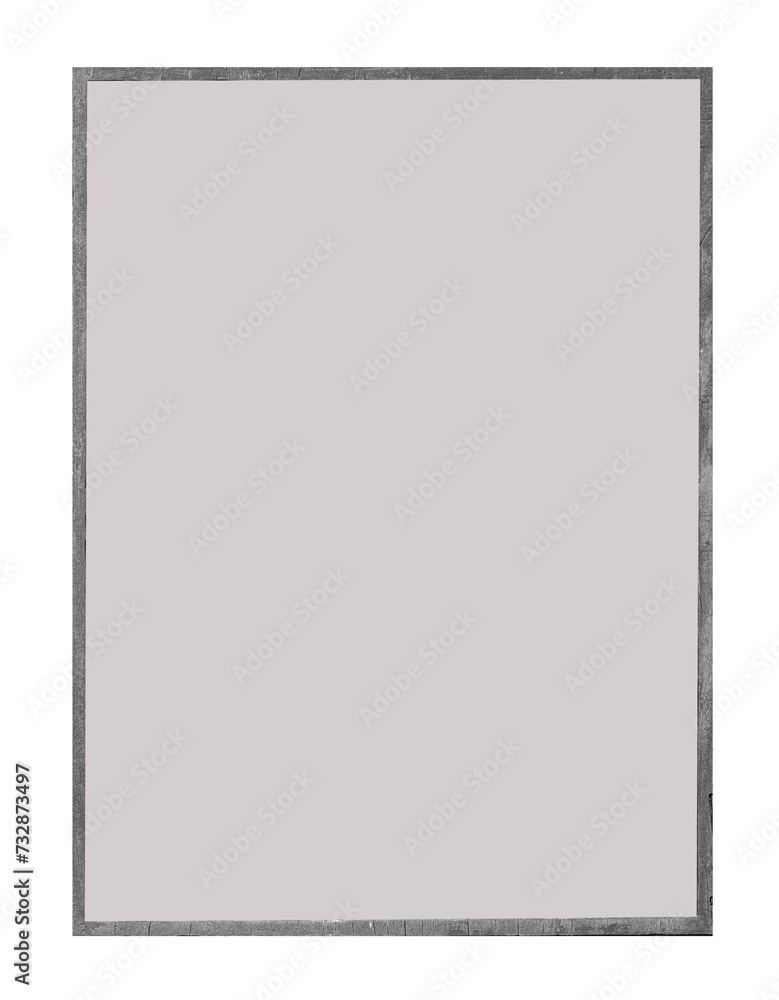 Wooden picture frame on white background Wooden picture frame on white background