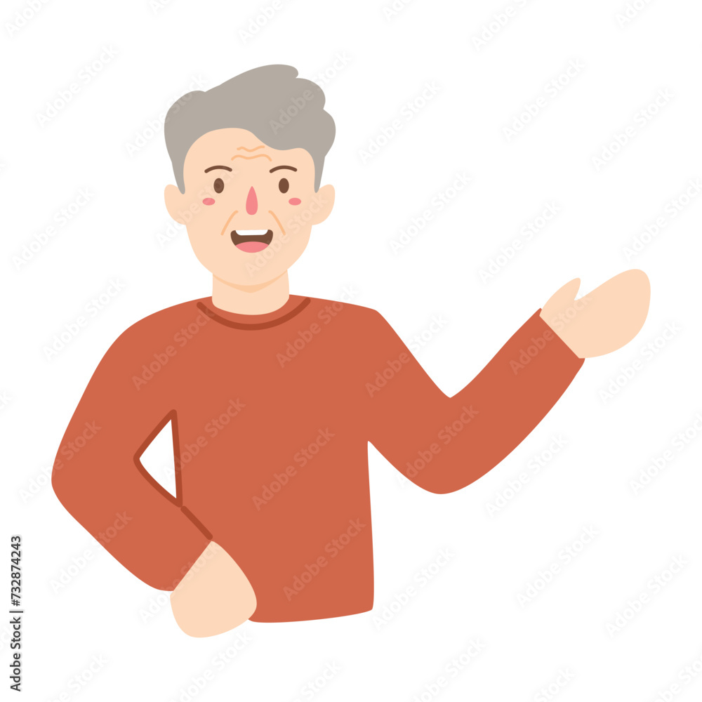 grandfather pointing gesture pose grandfather pointing gesture pose