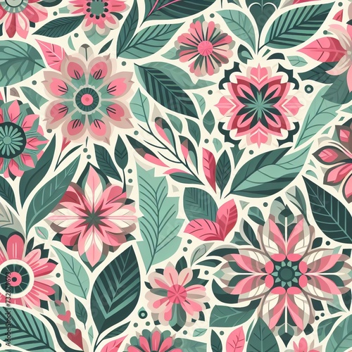 Wallpaper Mural Wallpaper floral pattern Torontodigital.ca