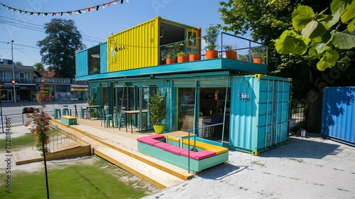 Revitalized Spaces: Creating a Community Hub with Repurposed Shipping Container Building