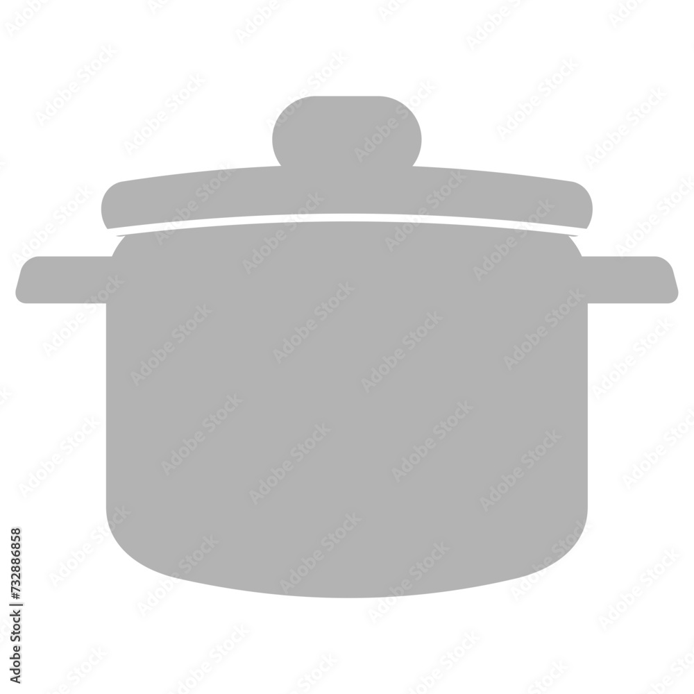 Kitchenware silhouette on white Kitchenware silhouette on white