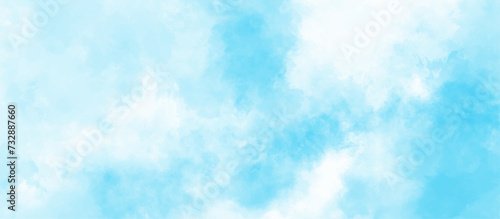 gradient light white sky background with fluffy clouds .Nature landscape in environment day horizon skyline view .cloudy in sunshine calm bright winter air background .
