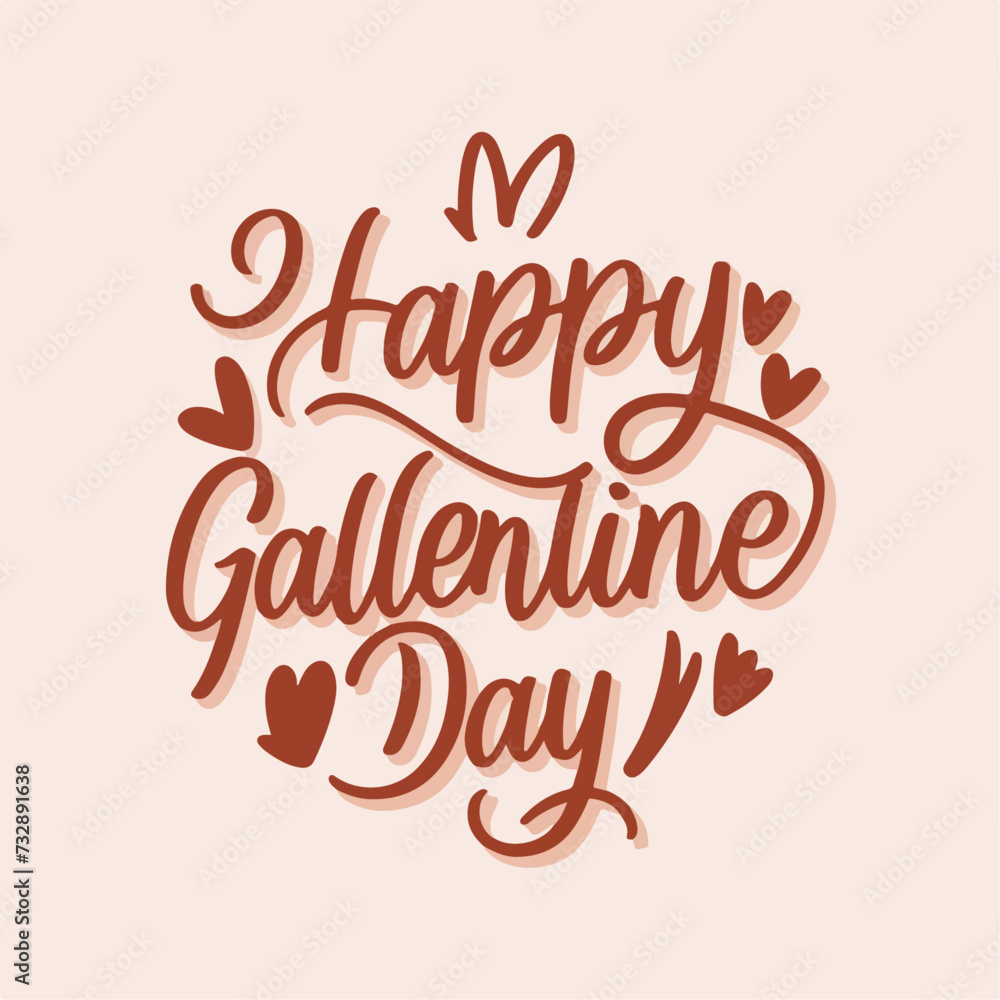 Galentine's Day typography , Galentine's Day lettering , Galentine's Day inscription , Galentine's Day