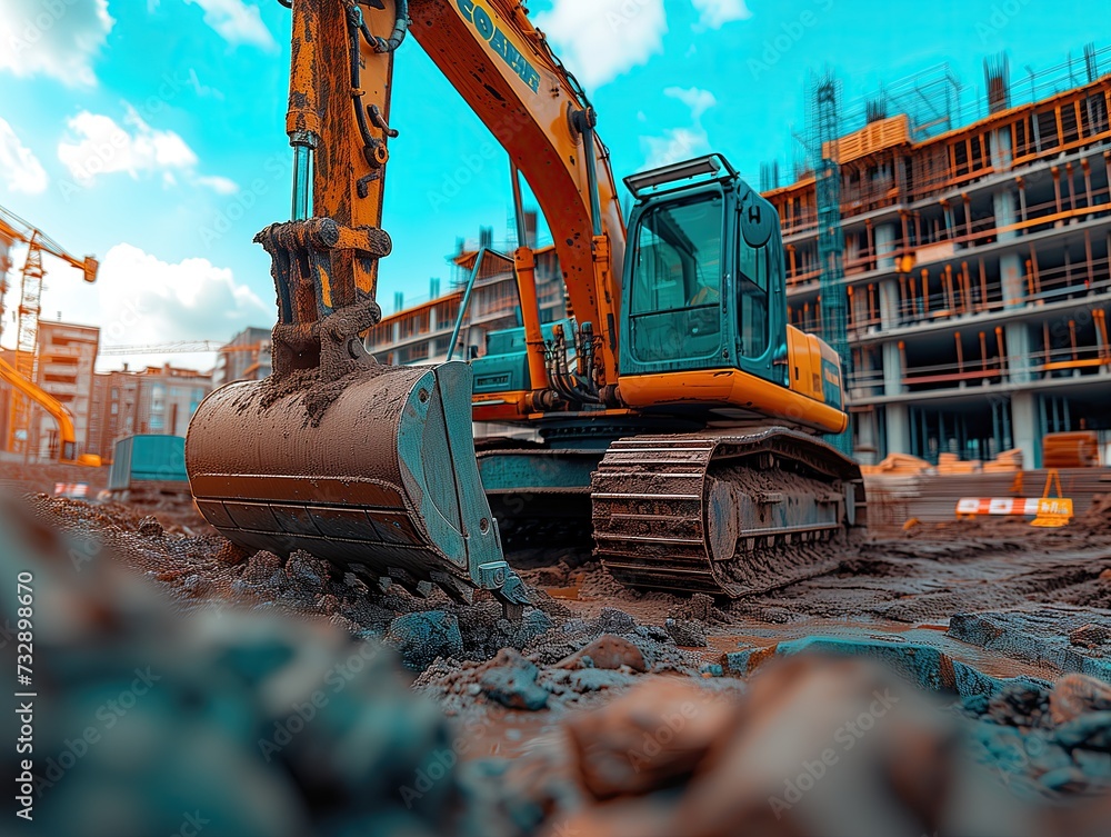 Many engineers and workers are helping to build a structure with scaffolding and machinery. Many engineers and workers are helping to build a structure with scaffolding and machinery.