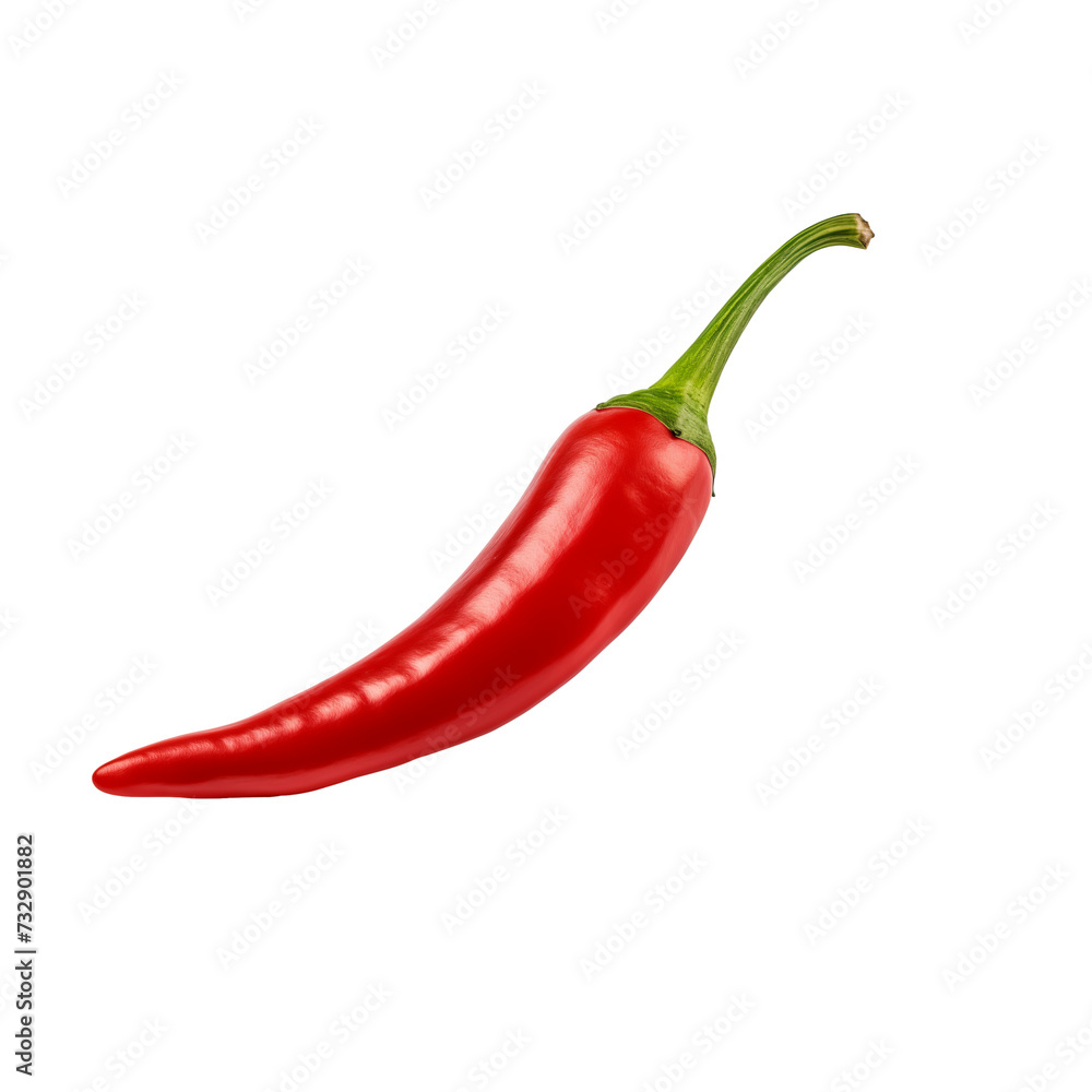 Red Hot Chili Pepper isolated on a transparent background. Red Hot Chili Pepper isolated on a transparent background.