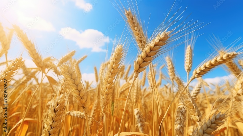 A golden wheat field, rice swaying in the wind, high speed continuous shooting, Dadaism. A golden wheat field, rice swaying in the wind, high speed continuous shooting, Dadaism.