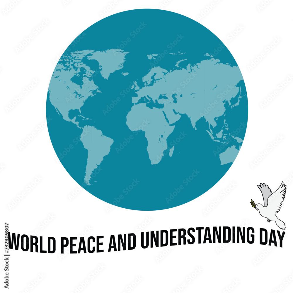 world peace and understanding day banner design