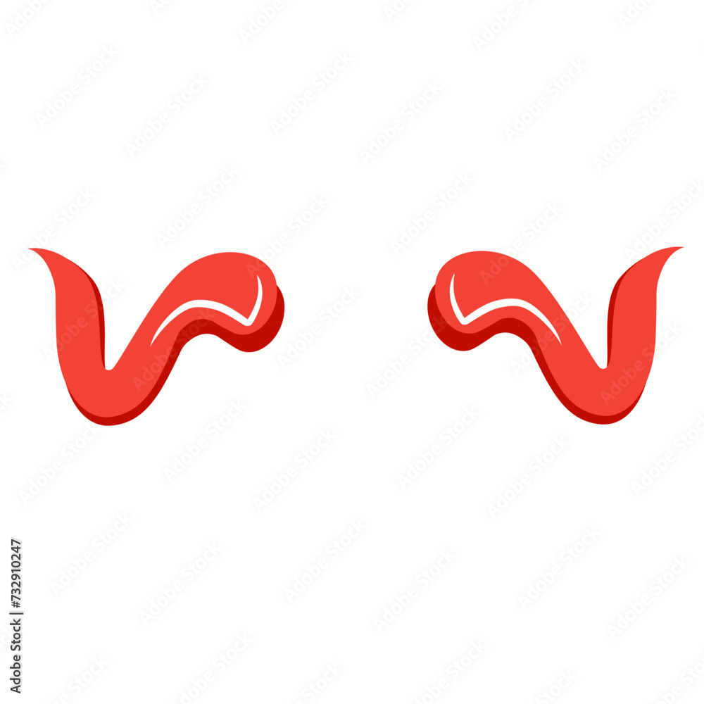 devil horn vector icon