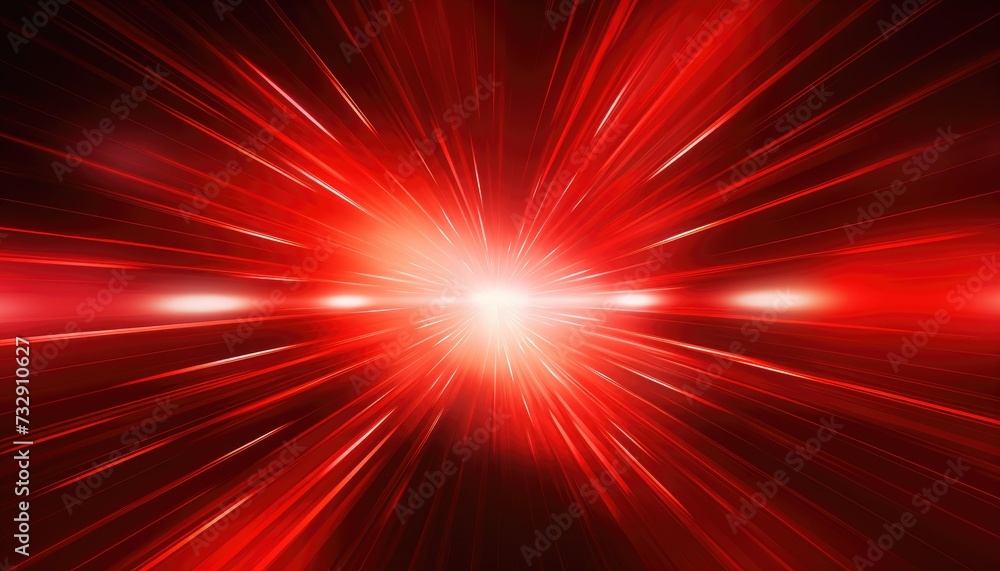 Radial red light through the tunnel glowing in the darkness for print designs templates, Advertising materials, Email Newsletters, Header webs, e commerce signs retail shopping, advertisement business - obrazy, fototapety, plakaty 