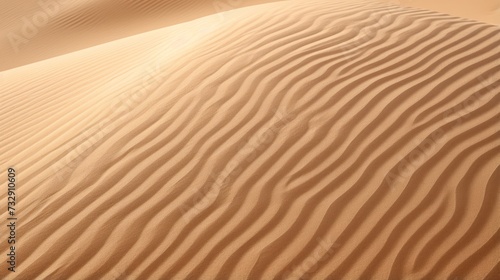 A closeup of a rippling sand dune texture © Cloudyew