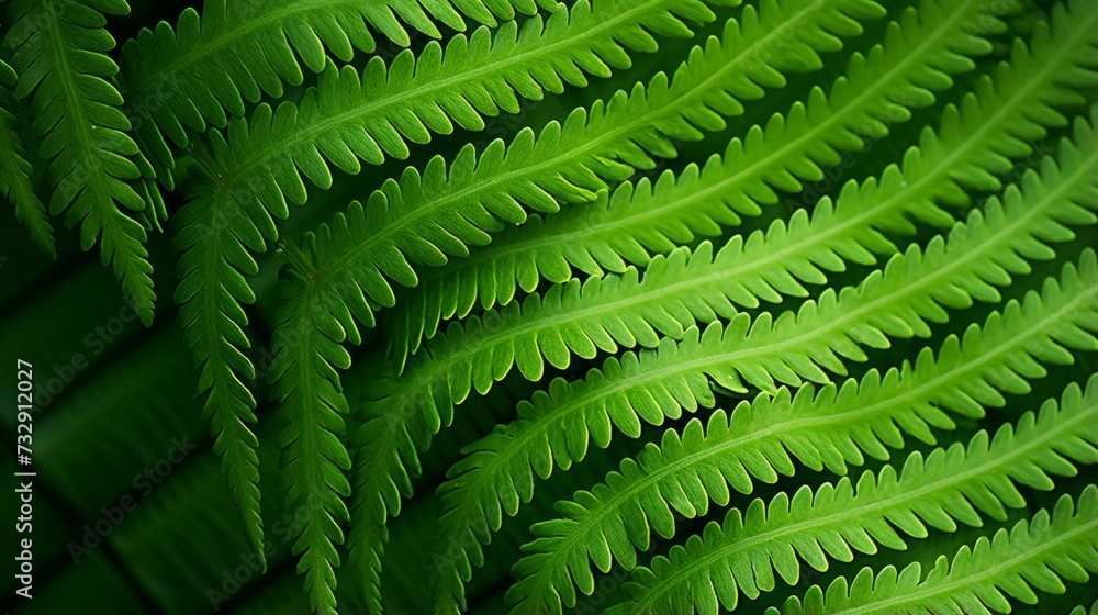 Abstract hyper zoom showcasing the detail of a fern leaf Abstract hyper zoom showcasing the detail of a fern leaf