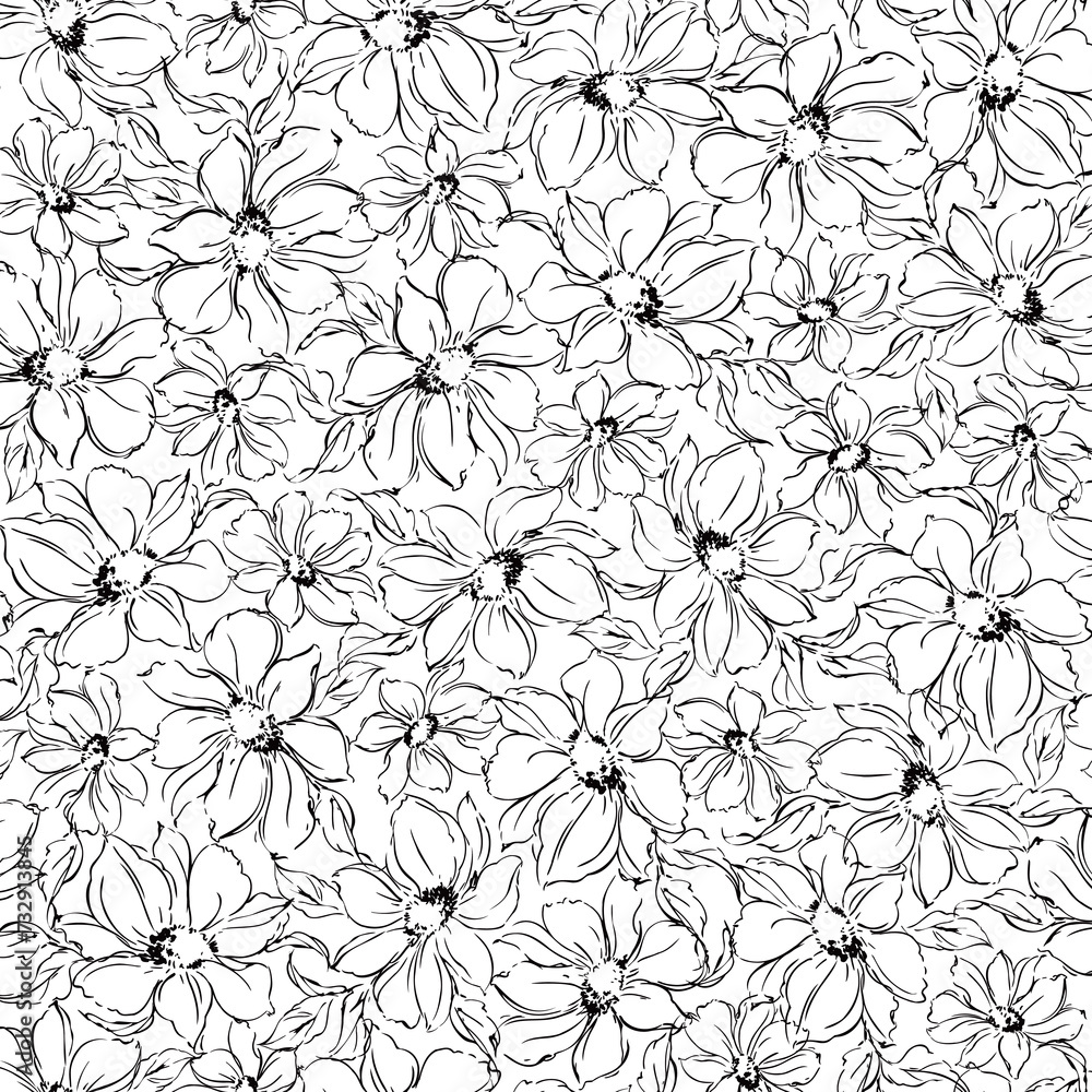 Cute floral pattern perfect for textile design, Cute floral pattern perfect for textile design,