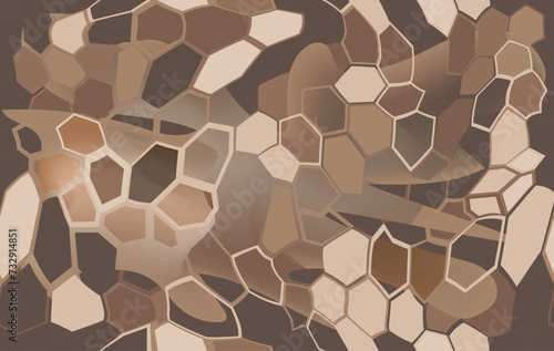 seamless camouflage pattern for army uniform