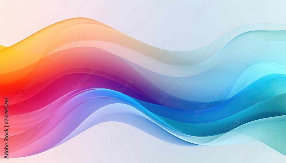 Wave line flowing rainbow color hd background Wave line flowing rainbow color hd background