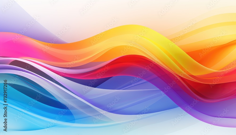 Wave line flowing rainbow color hd background Wave line flowing rainbow color hd background
