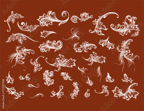 border decoration design elements, Decorative Seamless Border Design.