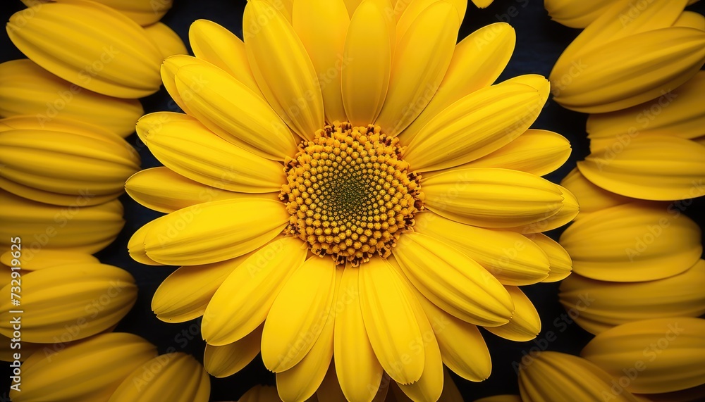 fresh yellow daisy single flower close up beauty fresh yellow daisy single flower close up beauty