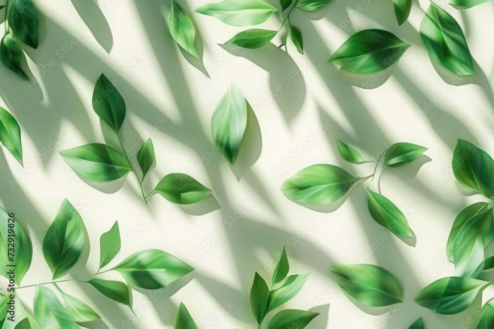 Green leaves background Green leaves background
