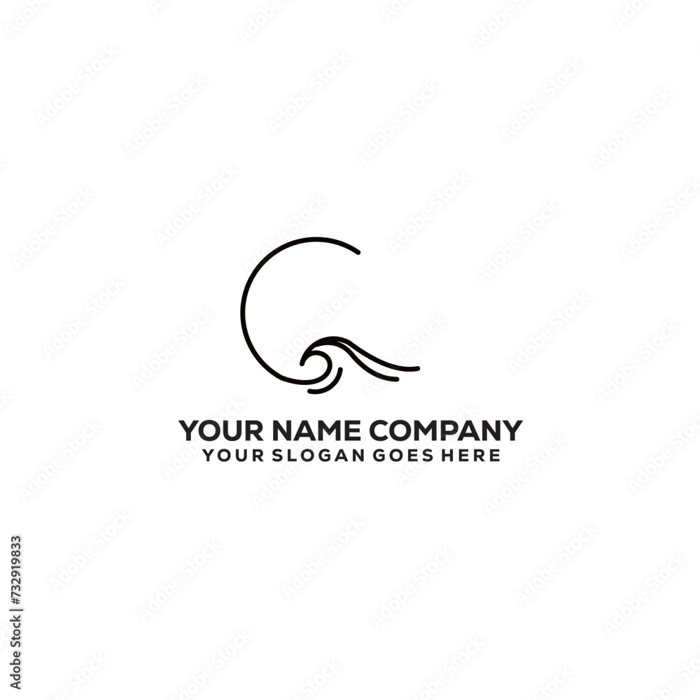 Logo For Ocean Company,Ocean Adventure,ocean Sport