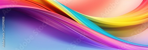 A colorful rainbow, seven colors intertwined, beautiful, high speed continuous shooting,