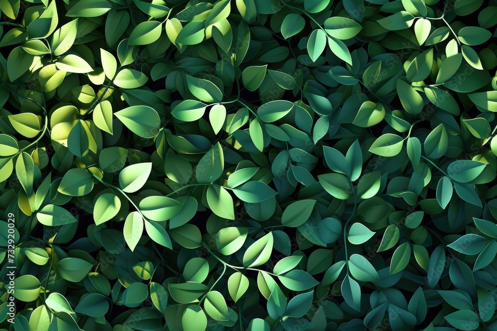 Green leaves background Green leaves background