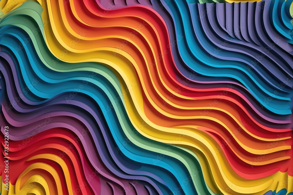 Seamless pattern of rainbow color background Seamless pattern of rainbow color background