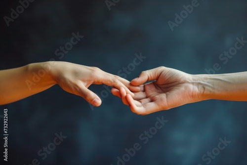symbol of connection and unity, depicted by intertwined fingers forming a heart