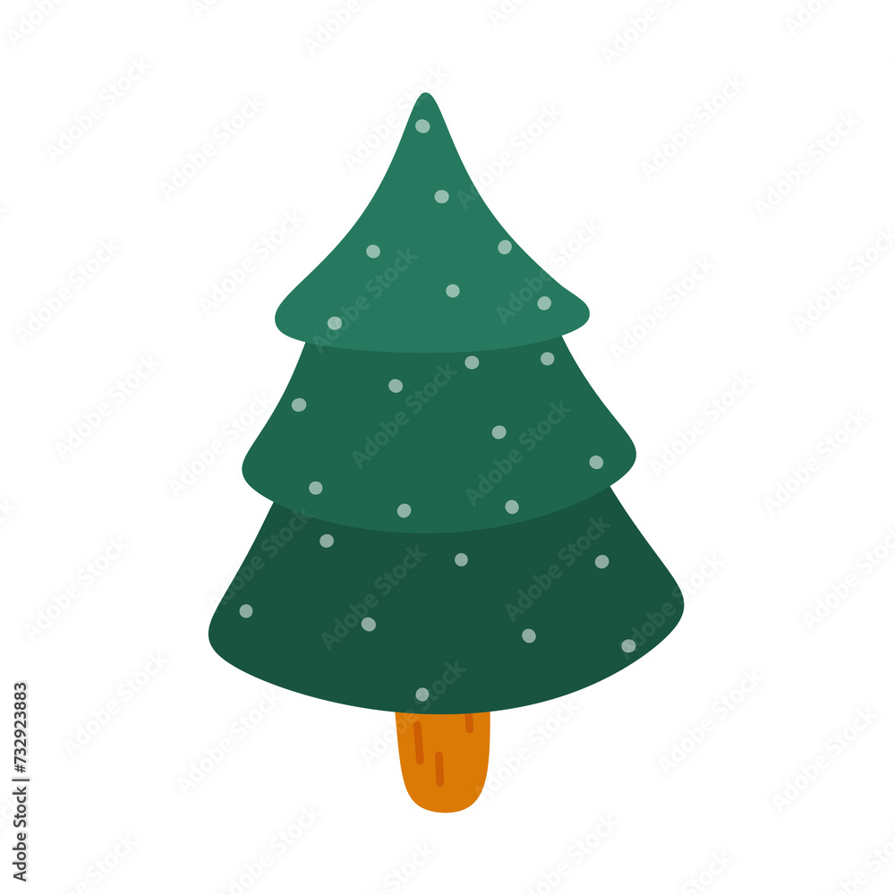 Christmas tree icon. Christmas tree icon.