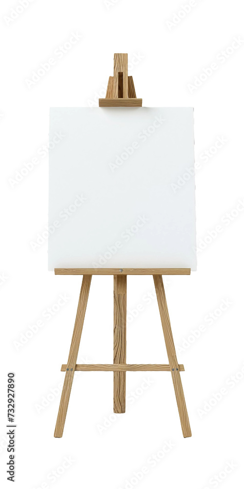 easel, transparent background, isolated image, generative AI easel, transparent background, isolated image, generative AI