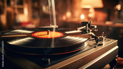 Warmth of a Vintage Record Player: Mic and Vinyl in the Air