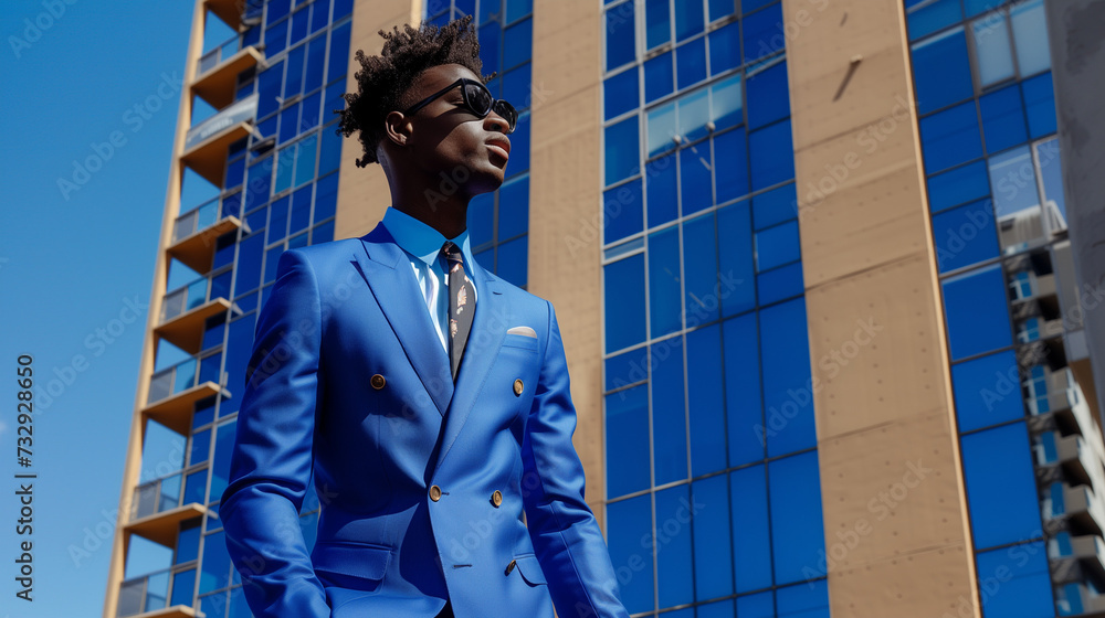 © Nurul - Fashionable portrait of african american male models. Wear suit and coat. © Nurul - Fashionable portrait of african american male models. Wear suit and coat.