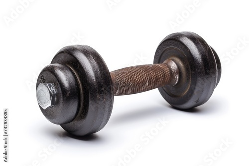 Dumbbell isolated on white