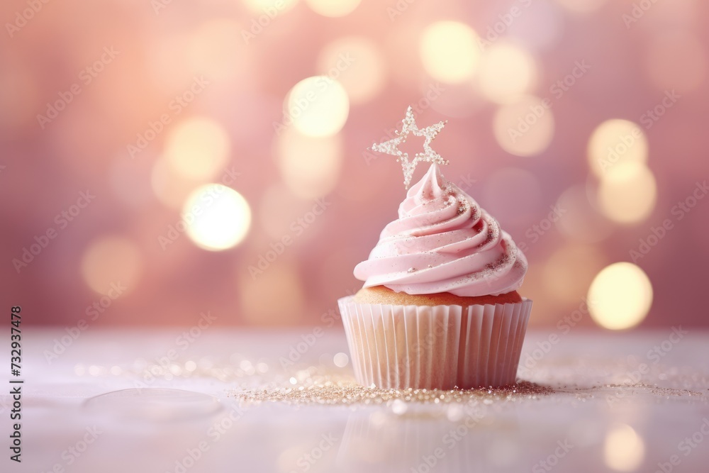 Delicate details of angelic dessert against a dreamy bokeh background. Delicate details of angelic dessert against a dreamy bokeh background.