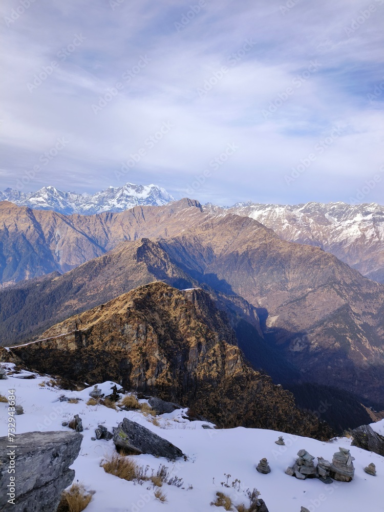 Fototapeta premium snow covered mountains