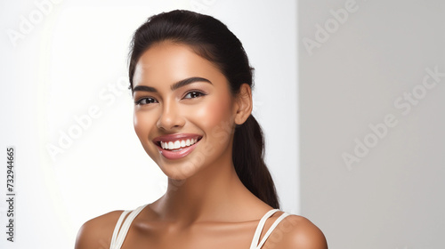 woman smiling