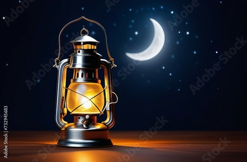 Lantern at night. Ramadan Kareem. Eid al Adha