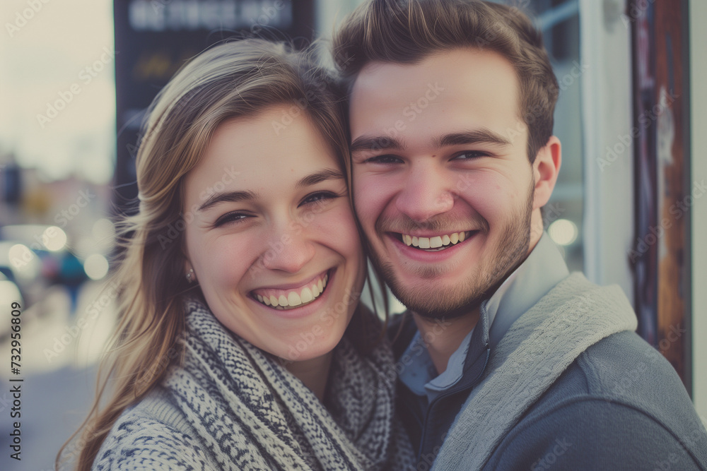 Romantic Couple on Valentine's Day Romantic Couple on Valentine's Day