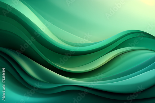 Green gradient brush design abstract background
