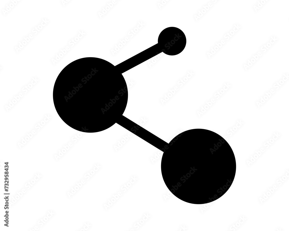 Digital technology network icon, global connect, simple business logo. Vector line share Digital technology network icon, global connect, simple business logo. Vector line share