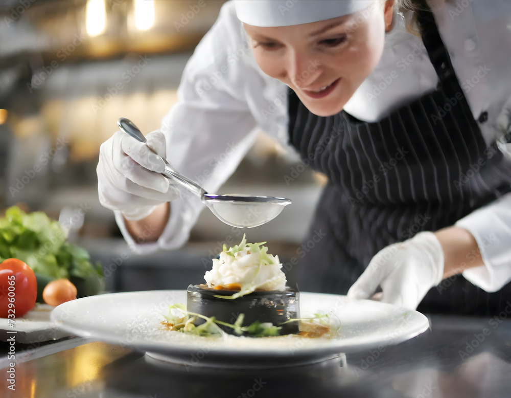 chef making food