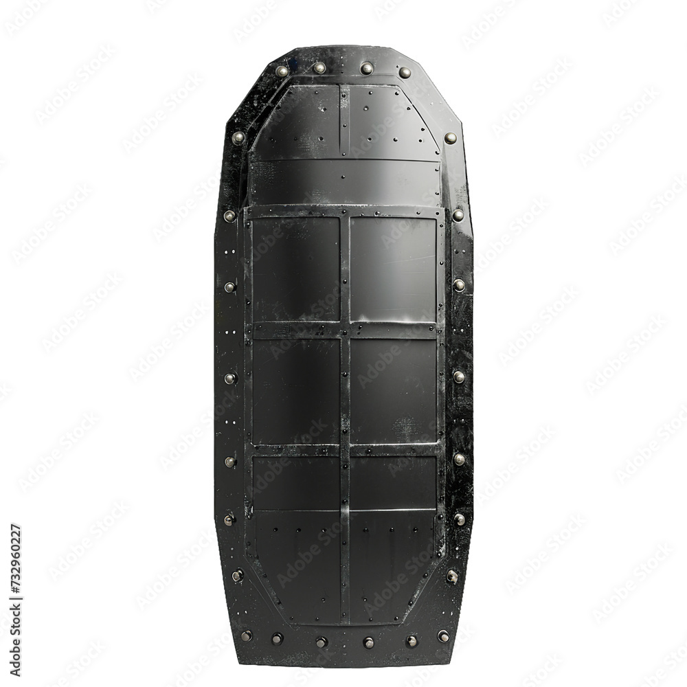 Riot Shield, transparent background, isolated image, generative AI Riot Shield, transparent background, isolated image, generative AI