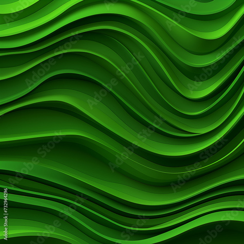 Abstract green lines as wallpaper background illustration. 