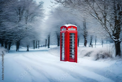 red telephone box © Saqib786