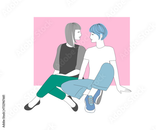 同性愛カップル　LGBTQ