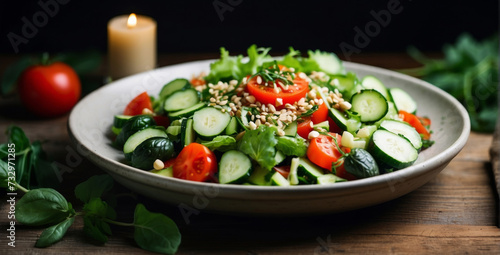  Healthy vegetable salad