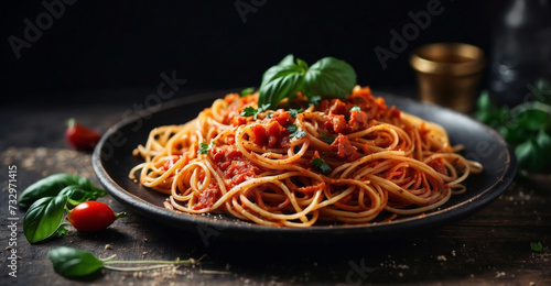Delicious italian spaghetti