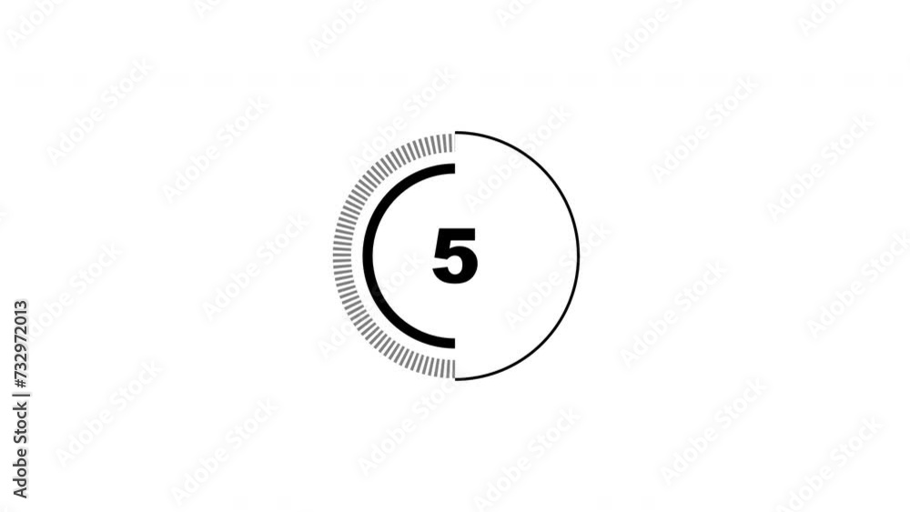 Circle countdown timer 10 seconds animation from 10 to 0 seconds, 10 Seconds countdown, Countdown timer, on white background. 4k Video Circle countdown timer 10 seconds animation from 10 to 0 seconds, 10 Seconds countdown, Countdown timer, on white background. 4k Video