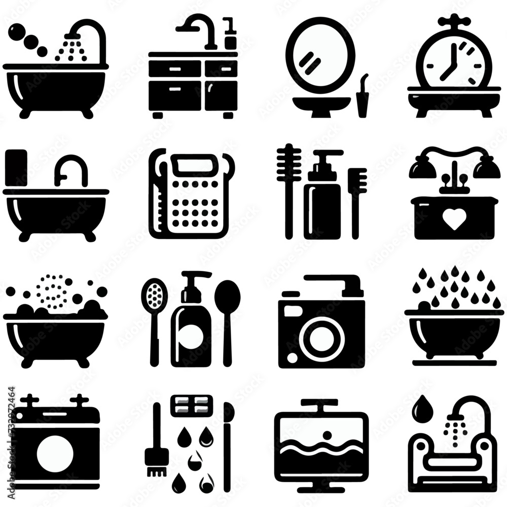 toilet icon , bathroom icons , restroom icons , toilet icon ...