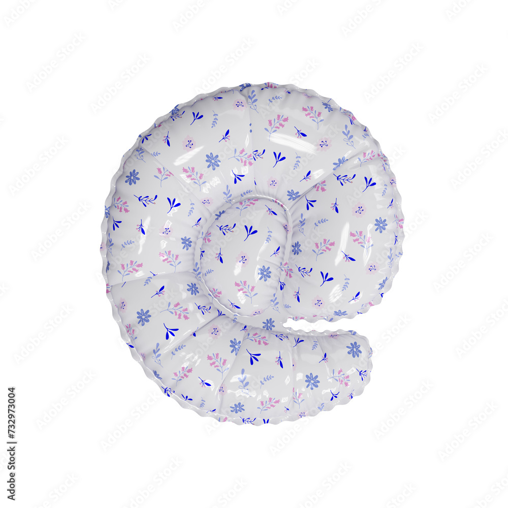 3D porcelain floral pattern helium balloon 3D porcelain floral pattern helium balloon
